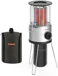 Portable Propane Heater, CAMPLUX 8,500 BTU Outdoor Patio Heater with Safety Tilt Switch and Adjustable Heat, 4.2Lb Light Weight with Storage Bag, Ideal for Camping Tents, Garages, Patio, Fishing Spots by CAMPLUX