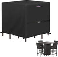 Outdoor Dining Table Cover, Waterproof Outdoor Patio Table Cover Patio Bar Set Covers for Square Bistro Tables & Chairs Set- 64"L x 64"W x 28"H by Yourpatiocoverexpert