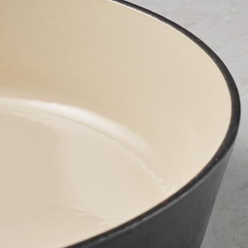 Tramontina Bestow Enameled Cast Iron 5.5-Qt Round Dutch Oven Pot with Lid - Image 5