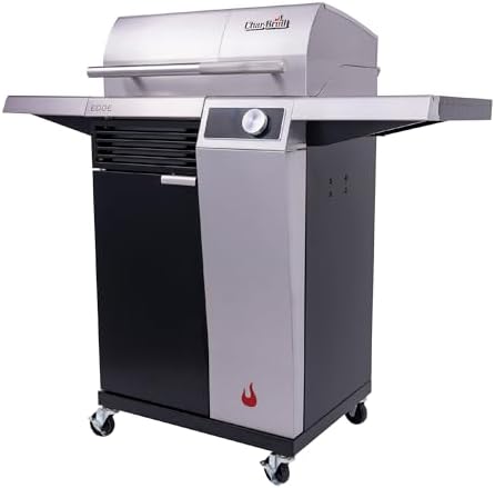 Charbroil Edge Electric Grill with Built-In Cabinet, Steel Construction, Digital Temperature Control, 200°F–700°F Temperature Range, Fast Preheat, AutoClean - 22652143 - Image 4