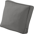 Classic Accessories Montlake FadeSafe Patio Lounge Chair/Loveseat Back Cushion, 23 x 20 x 4 Inch, Light Charcoal by ClassicAccessories