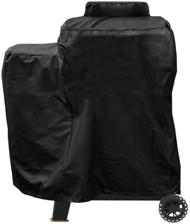 ZJYWSCH Grill Cover for Pit Boss Phoenix 376 Kettle Grill Onyx Edition PB22KNX 600D Heavy Duty Weather Resistant PitBoss Phoenix Kettle Pellet Charcoal Grill Smoker Cover Waterproof by ZJYWSCH