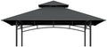 5' x 8' Grill Gazebo Replacement Top for L-GG001PST-F, Dark Gray by COVBOARD