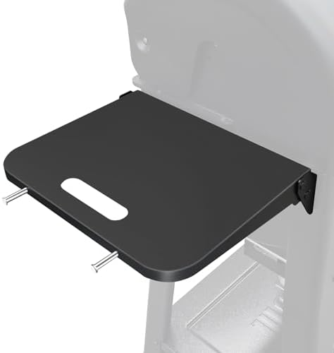 QuliMetal Foldable Side Shelf for Weber Searwood 600/600XL/Smoque/Smoque XL by QuliMetal