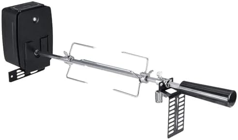 Rotisserie Kit-Rotisserie Heavy Duty Stainless Steel Universal Complete Grill Rotisserie Kit with Electric Motor for BBQS by Unknown