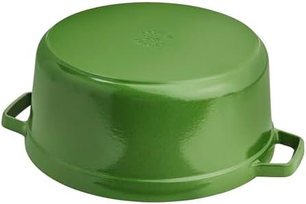 Staub Cast Iron Round Dutch Oven, Made in France, 5.5-qt, Pistachio - Image 6