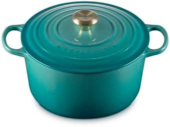 Le Creuset Enameled Cast Iron Signature Deep Round Oven, 6.5 qt., Riviera by Unknown