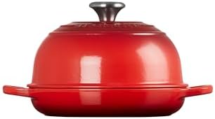 Le Creuset Enameled Cast Iron Round Bread Oven, 9.5 inch, Cerise - Image 4