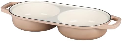 EDGING CASTING Enameled Cast Iron Double Bread Dutch Oven, Mocha - Image 5