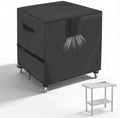 Outdoor Prep Table Cover 36 x 24 x 35in, Compatible with Grill Cart by TOHONFOO
