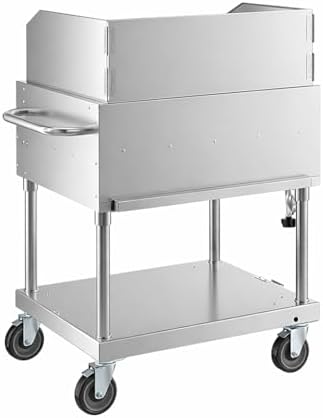 Commercial Stainless Steel Outdoor Liquid Propane Grill with Wind Guard, 30" Cooking Surface, 4 Burners, 64,000 BTU, for Restaurant Patio, Resort, Catering, Outdoor Kitchen, Hotel - Image 2