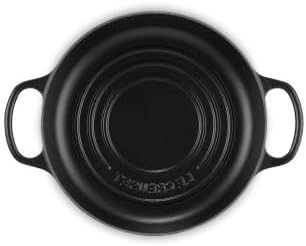 Le Creuset Enameled Cast Iron Round Bread Oven, 9.5 inch, Licorice/Crucible - Image 3