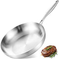 LOLYKITCH 10.25 Inch Small Frying Pan | Tri-Ply Stainless Steel Skillet by LolyKitch