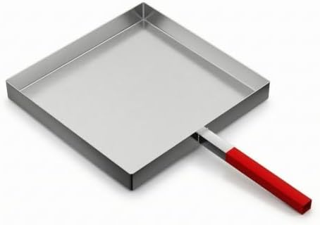 Outdoor Cooking Griddle Skillet Frying Pan Flat Pan Stainless Steel Pan With Raised Edges For Juices and Oils suitable for grilling searing frying pan, style to 2 by YWJLQH