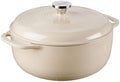 Lodge Essential Enamel Cast Iron Dutch Oven, 6 Quart, Sandalwood by Lodge