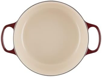 Le Creuset Enameled Cast Iron Round Dutch Oven, 5.5 qt., Garnet - Image 3