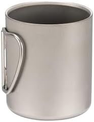 Snow Peak Double Wall Insulated Mug, Lightweight, Titanium 300 ml - Image 5