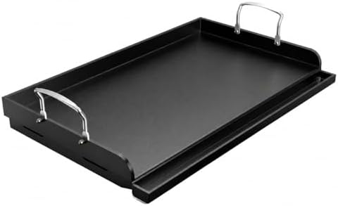 Griddle for Gas Grill Flat Top Grill Griddles Plate 25 x 16 Inch Cast Iron by Uniflasy