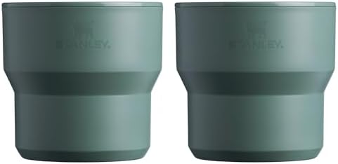 Stanley Wildfare Go 4-Piece Stainless Steel Two Cup Cook Set | 32 oz Pot and Lid with Fold & Lock Handle | 2 Stacking Cups | Camping Essentials for Your Camp Kitchen | BPA-Free | Shale + Charcoal - Image 3