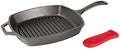 Lodge Pre-Seasoned Cast Iron Square Grill Pan, 10.5 Inches by Lodge