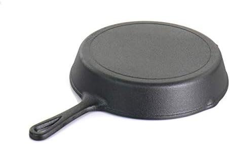 MegaChef Pre-Seasoned 9 Piece Cast Iron Skillet Set - Image 6