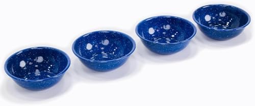 Enamelware for Camping and Backpacking - Cookware Gear Essentials for Camping and Backpacking (Made by Caddis Sports, Inc.) (6 Inch Bowl (8 Pack)) - Image 4