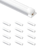 T8 LED Shop Light 4FT, 12-Pack, 5000K Daylight, Frosted by SUSLUM