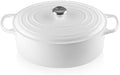 Le Creuset Enameled Cast Iron Oval Dutch Oven, 9.5 qt., White by Unknown