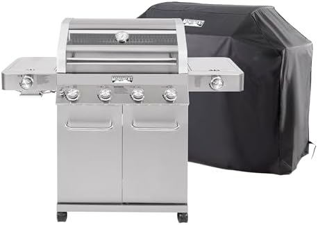 Monument Grills 35633 Propane Grill with Grill Cover Bundle (2 Items) by MonumentGrills