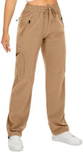Toomett Women‘s Hiking Cargo Pants UPF 50 Quick Dry with Zipper Pockets by Toomett