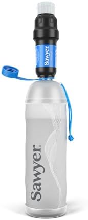Sawyer Products SP302 Squeeze Water Filtration System, Cnoc Premium 1 Liter Bottle by SawyerProducts