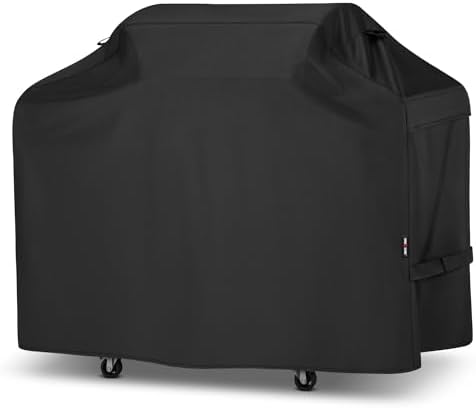 Unicook Waterproof Grill Cover, Heavy Duty Fade Resistant, 65 Inch, Black by UNICOOK