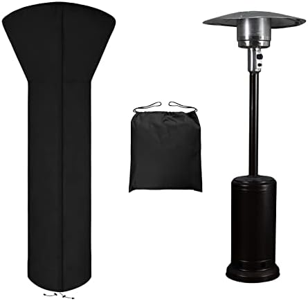Easy-Going Patio Heater Cover, 89"H x 33"D x 19"B, Black by Easy-Going