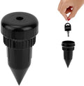 2pcs Realistic Sprinkler Head Key Hider, Outside Secret Storage (Black) by Unknown