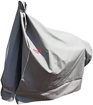 Heavy Duty Grill Cover for Charcoal Offset Smoker Cover, Fade and UV Resistant, Fits Char-Broil, Dyna-Glo, Royal Gourmet, Char-Griller and More Grey - Image 3