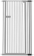 Lumizone Extra Tall Cat Gate Extension Kit 61.02" High 4.13" Wide Black by Lumizone