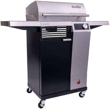 Charbroil Edge Electric Grill with Built-In Cabinet, Steel Construction, Digital Temperature Control, 200°F–700°F Temperature Range, Fast Preheat, AutoClean - 22652143 - Image 2