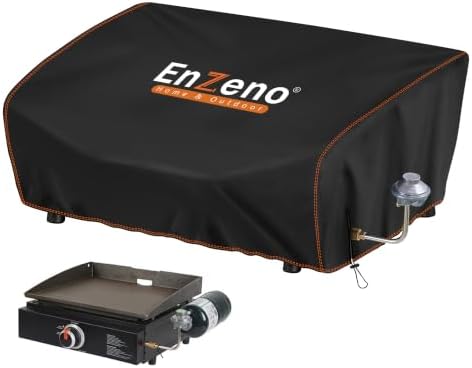 Griddle Cover for Blackstone 17" Tabletop Gas Grill Without Hood,Cover Only by Enzeno
