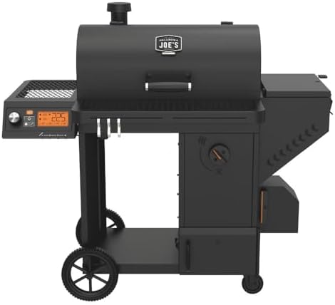 Oklahoma Joe's Tahoma 900 Auto-Feed Charcoal Smoker and Grill w/Wi-Fi with 900 sq. in. Cooking Area in Black by OklahomaJoes%C2%AE