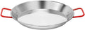Skillet Pan 9 inch Stainless Steel Paella Pan with Double Handles Non Stick Flying Pans for Outdoors Cooking, Camping, Restaurants by Alunsito