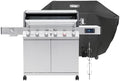 Monument Grills 6+1 Burner Smart Tech Propane Gas Grill with Cover and Rotisserie Kit, Denali 605Pro Stainless Steel Grill 78,000 BTU Outdoor Patio Barbecue Grill with Side Sear Burner, Knob Control by MonumentGrills