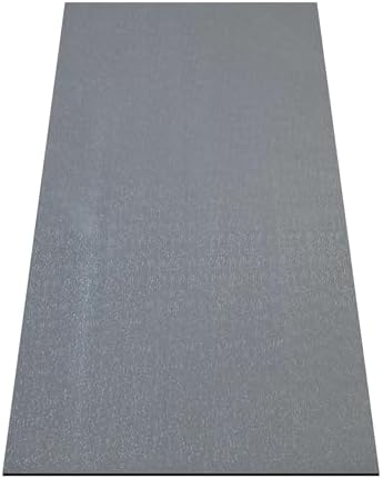 Rhino Hide Embossed Grill Guard Mat - Heat Resistant Outdoor Grill Floor Mat for Patio, Deck & Garage Surface Protection - Rectangle, Gray (36”x48”) by RancoIndustriesInc