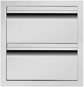 Outdoor Kitchen Drawers Stainless Steel, Flush Mount BBQ Island Built-in Drawer Weatherproof for Outdoor Kitchen Island and Grill Station (14"W x 15"H x 23"D) by SturdyDurableandConvinient