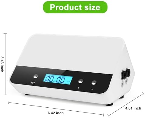 Reptile humidifier, LCD with Timing Function, time Length and Interval can be Set, Reptile Spray System with 6 Spray nozzles,misting System for Reptiles of Amphibians, Tanks, Paludarium - Image 6