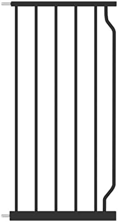 Extra Wide Baby Gate with 14.17in Extensions - Walk Through Pressure Mount Auto Close Child Safety Gate (Black, Extension-14.17"/36cm) by FlowerFrail