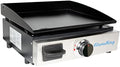Flame King 17-inch Flat Top Griddle for BBQ Grill w/Regulator, Propane Gas Griddle for RV Pullout Kitchen by FlameKing