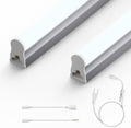 Ensenior 4FT LED Shop Lights, T5 6500K Super Bright Garage Lighting, 2 Pack by Ensenior