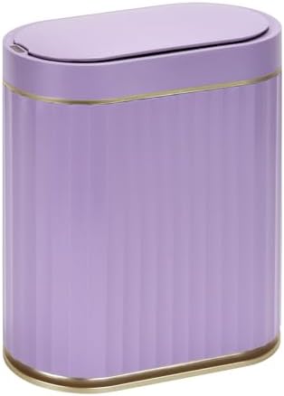 ELPHECO Bathroom Sensor Trash Can, 2 Gallon, Automatic Lid, Purple by ELPHECOUSA
