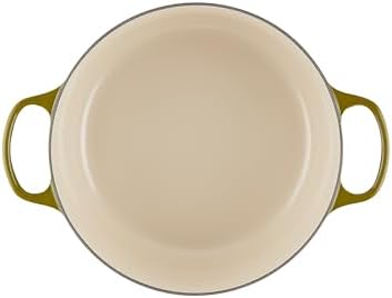 Le Creuset Enameled Cast Iron Round Dutch Oven, 7.25 qt., Olive - Image 3