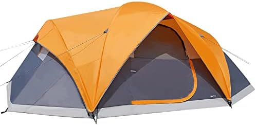 Amazon Basics Camping Tent, 3-Season Dome Design with Rainfly by AmazonBasics